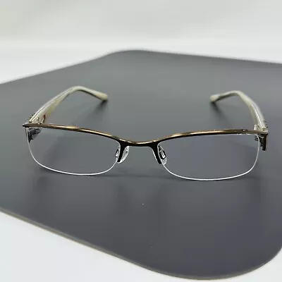 Elle Halfrimless Eyeglasses EL13304 50-18-135 Polished Brown • $19