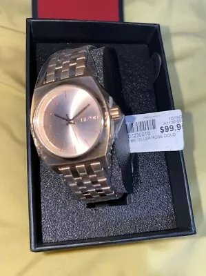 Watch NIXON A1130897-00 Medium Time Teller Stainless Steel Rose Gold • $70