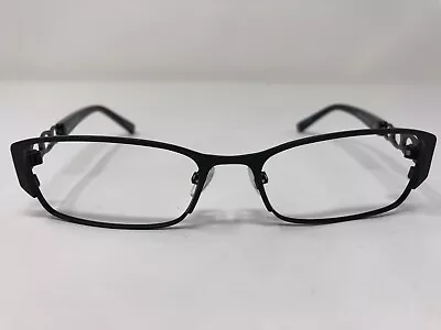 Magic Clip Eyeglasses Frame M384 BLK 53-17135 Matte Black Full Rim TT49 • $40