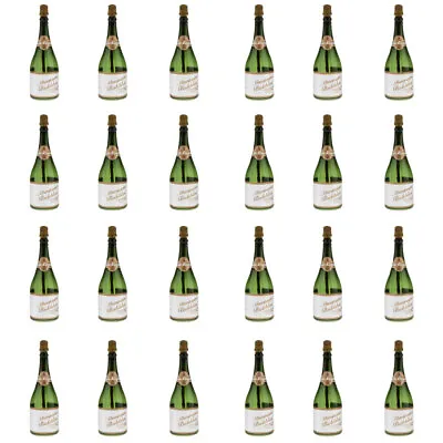 24x Mini Champagne Bubbles Bottle Wedding Party Favors Reception Supplies • £12.04