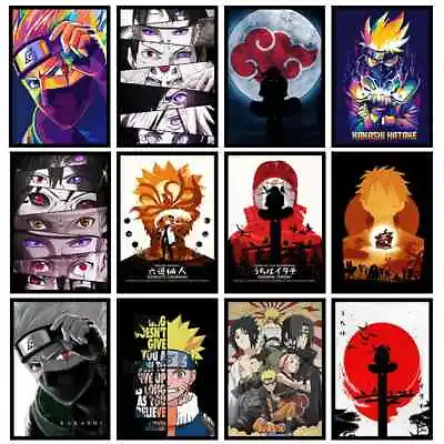 Anime Naruto/ One Piece Canvas Posters (BUY 4 GET 1 FREE - SAME SIZE) • $24.15