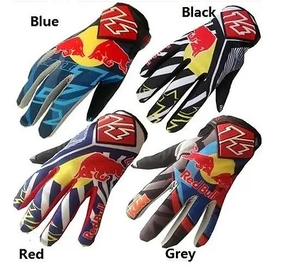 Red Bull Bicycle Gloves Motorbike Gloves Motorcross ATV Offroad Bike Gloves • $16.66