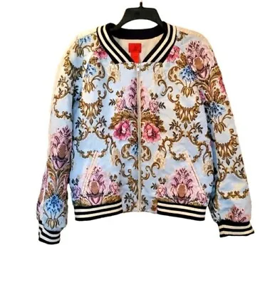 $20 • Buy Women's V Cristina Tapestry Letterman Style Jacket. Super Fun Dressy Casual....