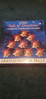 Mr. Christmas 10 Lighted Bells Of Christmas 15 Songs 1991 • $65