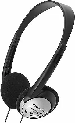 Panasonic RP-HT21 3.5 Mm Jack Lightweight Wired On-Ear Headphones Black • £10.99