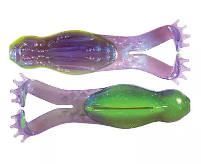 New 3 Pack Of 4 Inch Zman Goat ToadZ Soft Plastic Topwater Fishing Lures-Purple  • $18.99