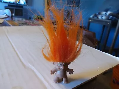 Vintage Mini Troll Doll Pencil Topper; Orange Hair • $6.95