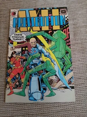 £4 • Buy Axel Pressbutton #2, Eclipse Comics, 1984, Alan Moore Warpsmith Story