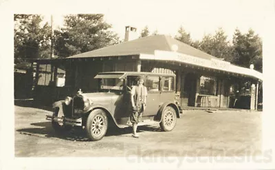 1927 Flapper ERa Gal By CAr Vassalboro Maine Pine Acre Cabins Resort • $5.75