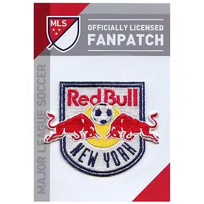 NY Red Bull Soccer Team Crest Embroidered Jersey MLS Futball Patch • $9.95