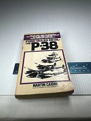 Fork-Tailed Devil - The P-38 By Martin Caidin 1982 Paperback • $19.99