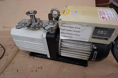 $140 • Buy Leybold Trivac D5E Dual Stage Rotary Vane Mechanical High Vacuum Pump  Parts
