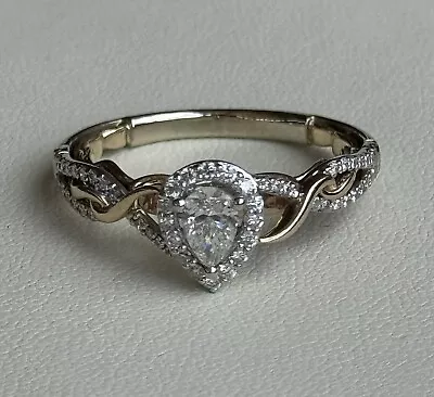 Zales Rapunzel Diamond Engagement Ring From Disney Enchanted Collection Size 9 • $1599.99