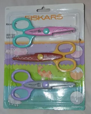 Fiskars  Kidzors Scissors  3 Pack Different Shapes  Scissors (pack B ) • £6.50