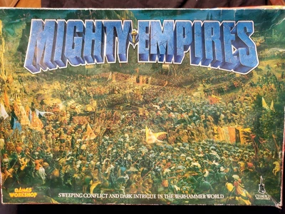 $91 • Buy Mighty Empires Warhammer Games Workshop 1990 Open Box COMPLETE See Details