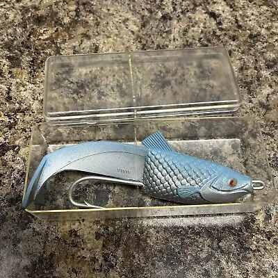 Vintage Made In France Vivif Blue And Silver Large 6  Fish Rare Lure Swimbait • $13.99