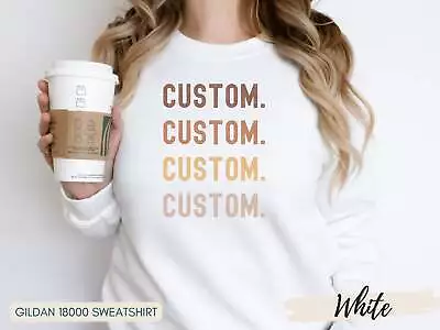 Custom Shirt Personalized Shirt Custom Printing T-Shirt Make Your Own Shirt C • $39.99