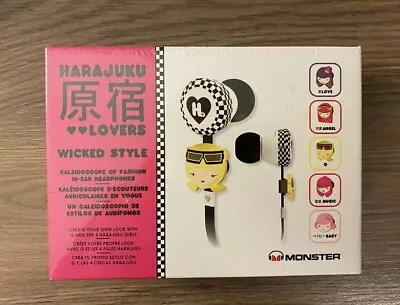 Monster Headphones  Harajuku Wicked Style In Ear New In Box • $29.14