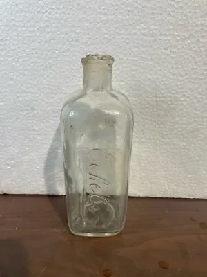 Eckels Vintage Mortician Embalming Fluid Druggist Glass Bottle • $26.99