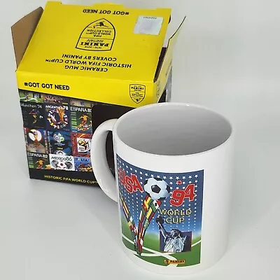 £4.35 • Buy WORLD CUP Panini FIFA Heritage Ceramic Mug USA 1994 OFFICIAL 