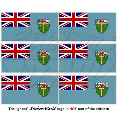 RHODESIA Rhodesian Flag 1964-1968 Mobile Cell Phone Vinyl Mini-Stickers 40mm X6 • $5.68