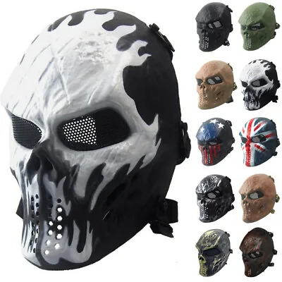 Motocross Goggles Halloween Full Face Mask For MX ATV Cosplay Costume Party Prop • $27.99