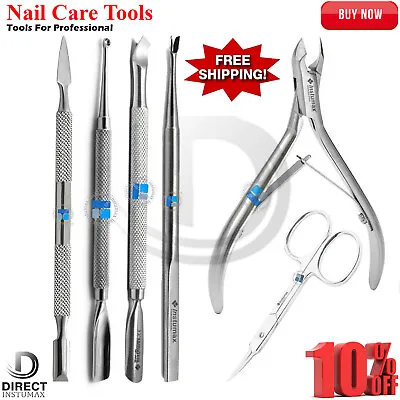 Manicure Set Cuticle Pushers Nipper Cuticle Scissor NAIL CARE TOOLS (6 PCS) • $6.37