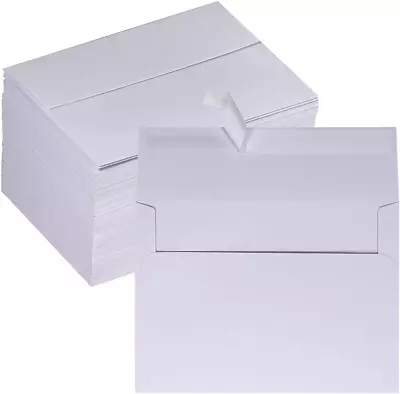 Bulk 150 Pcs A4 Invitation Envelopes In White Peel & Press Self Seal 4 1/4 X 6 1 • $27.99