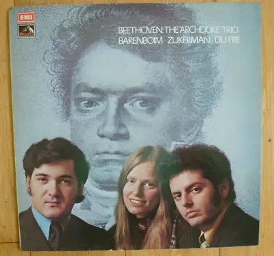 Asd 2572 - Beethoven Archduke Trio Jacqueline Du Pre Zukerman - Vinyl Lp Record • £5.99