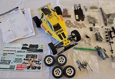 Vintage Kyosho Optima Runs Great +Spare Parts Orig Body Rebuilt Transmission • $265.97