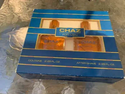 $119.99 • Buy CHAZ For Men. Vintage Gift Set. Super Rare. Cologne & After Shave 2.25.