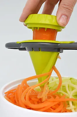 Neat Ideas SpiraVeg - Vegetable Spiralizer Twister Peeler - 2 X Different Blades • £7.95