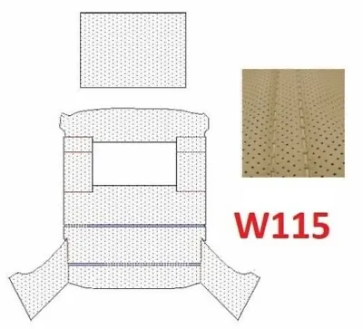 Mercedes W115 W114/8 Headliner With Sunroof Cream Sky Perforated New • $141.88