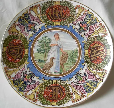 Antique Fully Hand Painted Minton  Porcelain Cabinet Plate  Signed-c.g.gray 1922 • £122.57