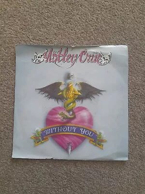 Motley Crue  -  Without You  7  Vinyl Single Record  1989 Uk Elektra • $12.62