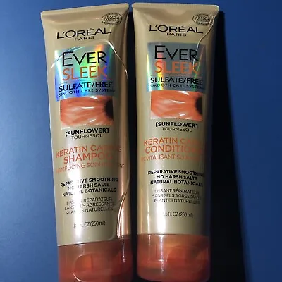L'Oréal Paris EverSleek Keratin Caring Shampoo & Conditioner • $16.95