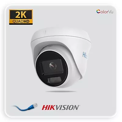 Hikvision Colorvu 5mp Ip Cctv Hd Camera Poe Outdoor 2.8mm Colourful Night-vision • £74.69