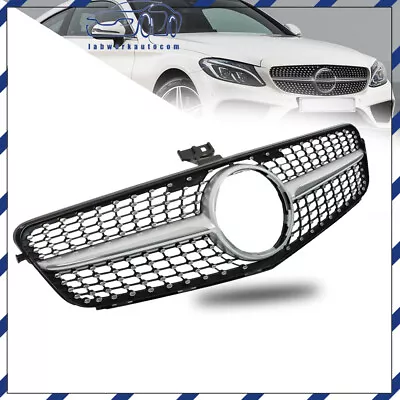 For Mercedes Benz C-CLASS W204 2008-2014 Diamond Look Front Grill C180 C200 C300 • $39.15