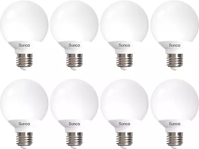 Sunco Lighting Vanity Globe Light Bulbs G25 LED For Bathroom Mirror 40W Equivale • $33.81