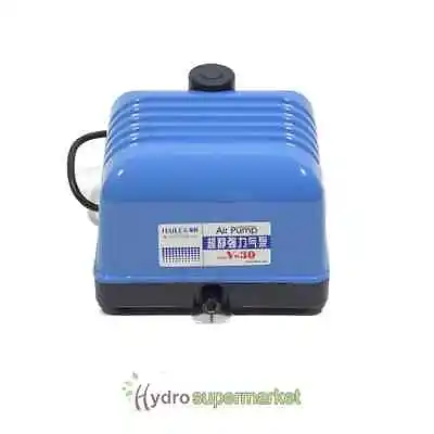 Hailea V30 30l/min 6 Way Quiet Air Pump - Pond Hydroponics Fish Aquarium • £59.95