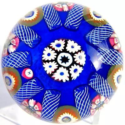 Paperweight Paperweight PAUL YSART Millefiori Cartwheel Harland Years • £170.77