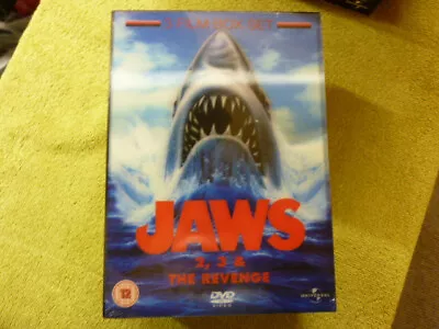 3 Film Box Set: Jaws 2-4 (Lenticular) [DVD] - DVD  3KVG - NEW • £10.99