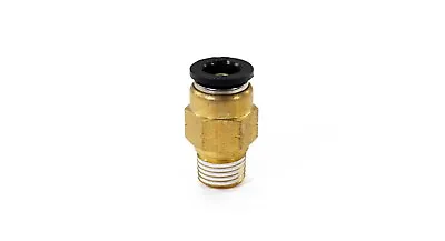 1/4  Male NPT To 3/8  Push To Connect Brass Fitting - Accepts 3/8  Air Line • $10.02