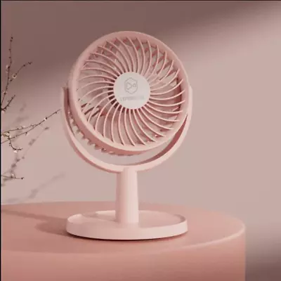 4 Speeds USB Desk Fan Small But Mighty Silent Portable Table Fan Strong Airflow  • $32.20