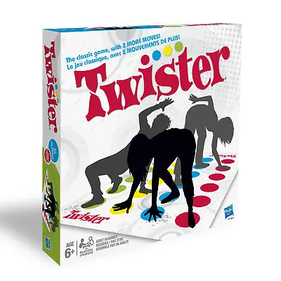 Twister By Hasbro - The Classic Game With Two More Moves - New & Sealed • $12.99