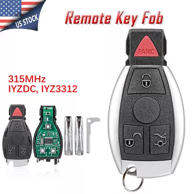 4btn Remote Key Fob IYZDC For Mercedes Benz GL450 S550 2012 2013 2014 2015 2016 • $17.69