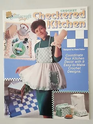 Vintage Crochet -Needlecraft Shop- Checkered Kitchen 8 Projects • $3.75