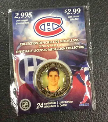 2008-09 MONTREAL CANADIENS CENTENIAL MEDALLION 100th NHL GREGORY STEWART #70 • $0.99