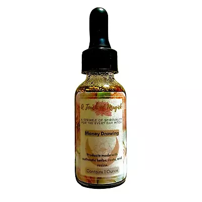 Money Drawing Oil - 1 Oz - Made With Herbs Roots Resins Powders & Oils  • $14.95