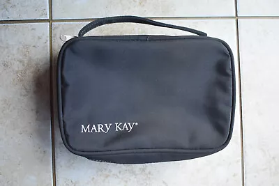 Mary Kay Makeup Cosmetic Bag Travel Black 9 X 6 X 3.5 With 4 Clear Pouches • $19.99